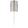 4_Carla Brushed Nickel Cylinder Down-Light Plug-In Wall Lamp more views