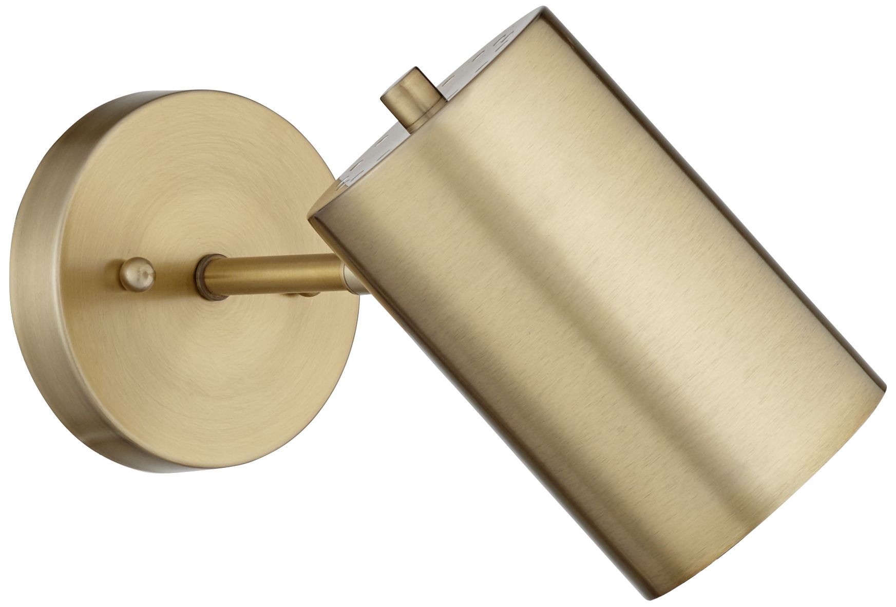 Carla Polished Brass Modern DownLight Hardwire Wall Lamp by 360