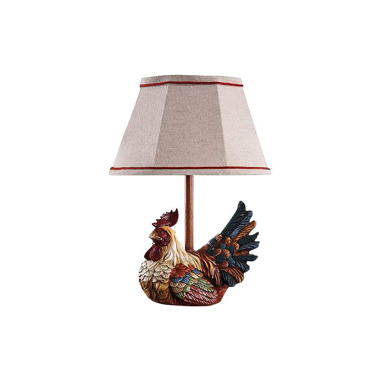 Image 1 Carlin 10" High Country Chicken Accent Table Lamp