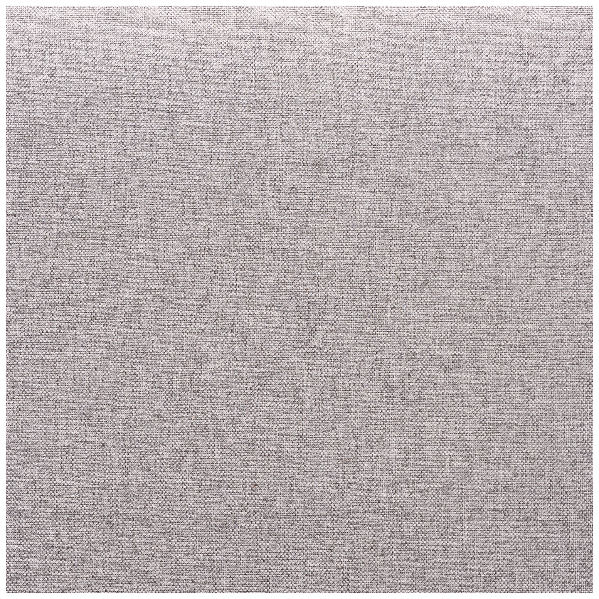 Carlin Gray Fabric Dark Brown Wood 7-Piece Dining Set in scene