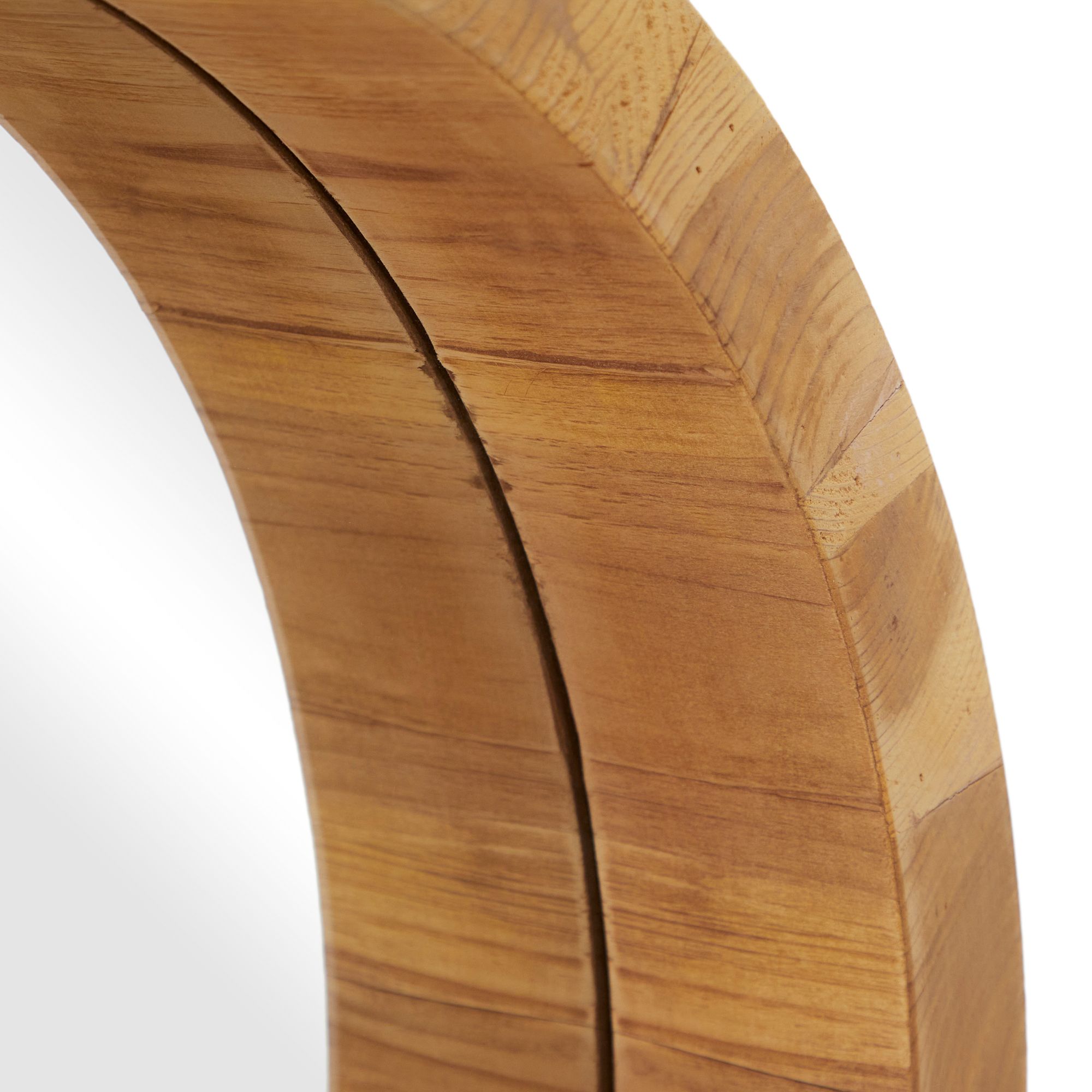 Carlisa Distressed Brown Wood 24" Round Wall Mirror - #764P3 | Lamps Plus