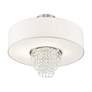 6_Carlisle 18" Wide Brushed Nickel Drum Ceiling Light more views