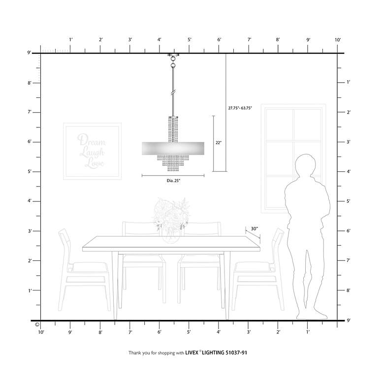 Image 4 Carlisle 25" Wide Brushed Nickel Pendant Light more views