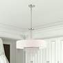 Carlisle 25" Wide Brushed Nickel Pendant Light