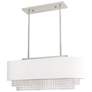 2_Carlisle 31" Wide Brushed Nickel Linear Chandelier