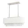 3_Carlisle 31" Wide Brushed Nickel Linear Chandelier more views