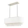 5_Carlisle 31" Wide Brushed Nickel Linear Chandelier more views