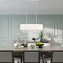 6_Carlisle 31" Wide Brushed Nickel Linear Chandelier more views