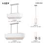 Carlisle 31" Wide Brushed Nickel Linear Chandelier