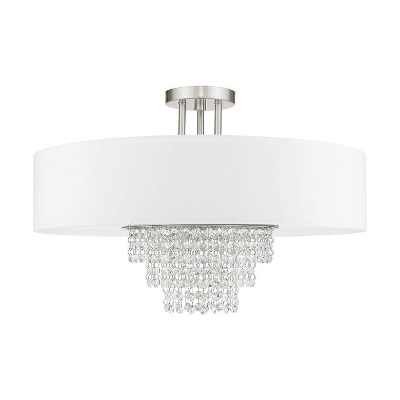 Image 4 Carlisle 5 Light Brushed Nickel Ceiling Mount more views