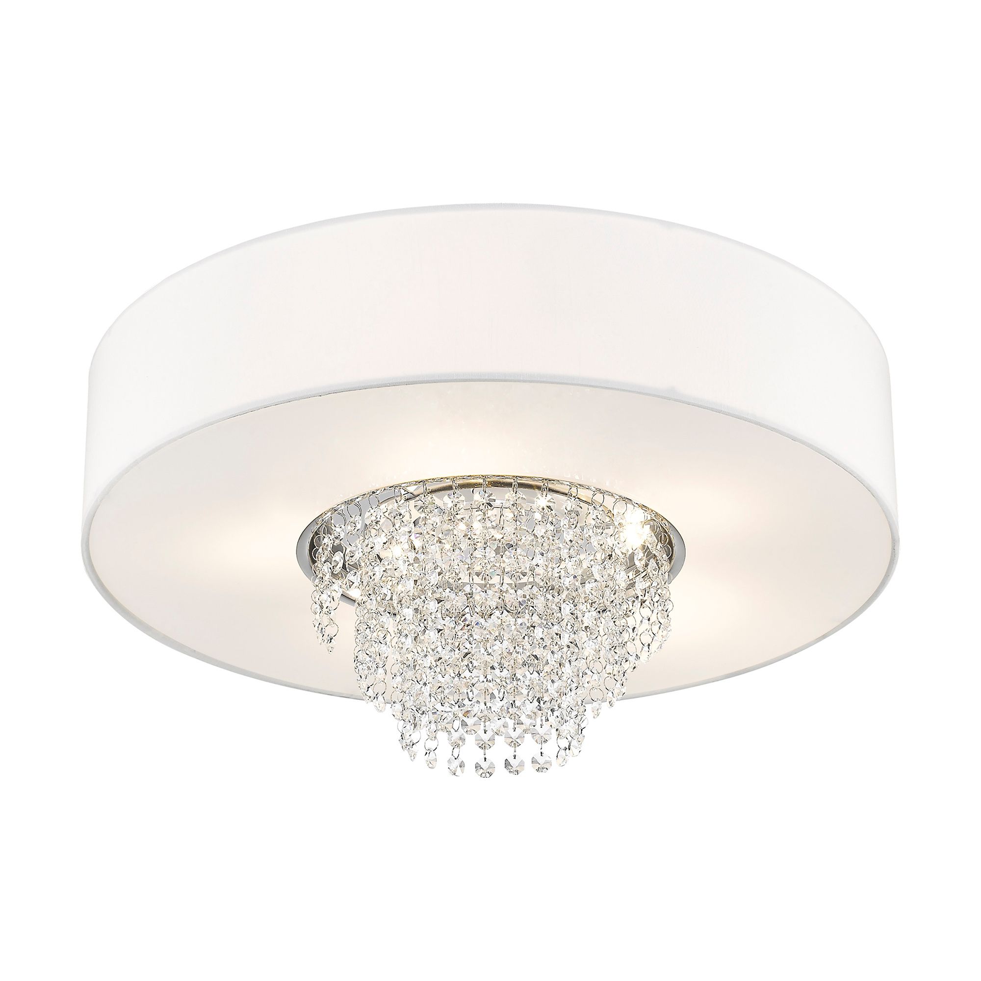 Carlisle 5 Light Brushed Nickel Ceiling Mount