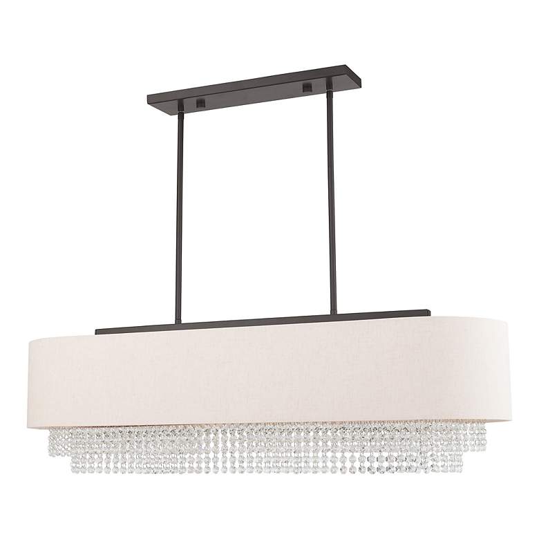 Image 4 Carlisle 5 Light English Bronze Linear Chandelier more views