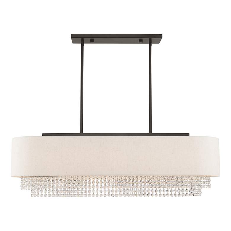 Image 5 Carlisle 5 Light English Bronze Linear Chandelier more views