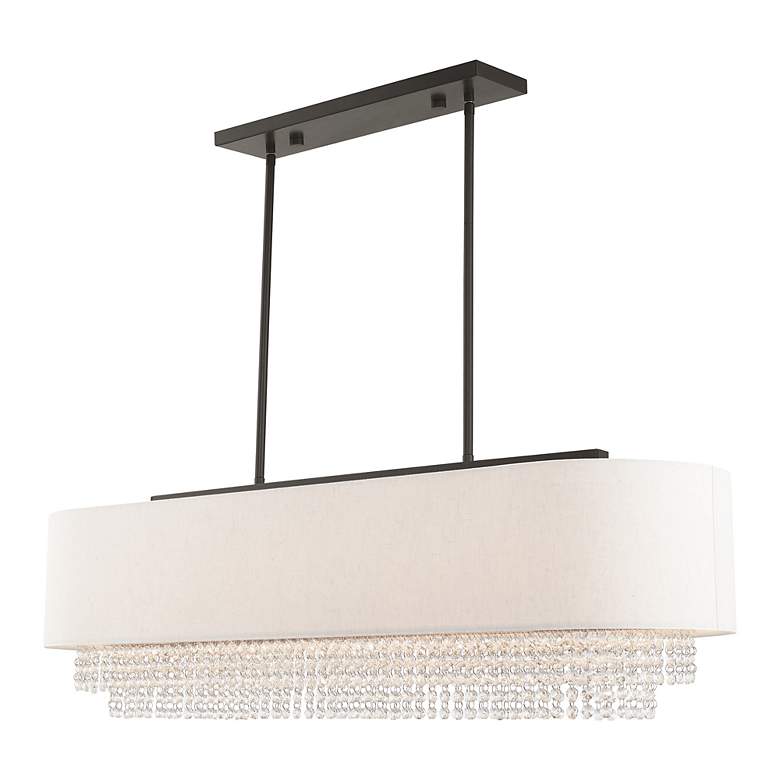 Image 6 Carlisle 5 Light English Bronze Linear Chandelier more views