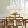 7_Carlisle 5 Light English Bronze Linear Chandelier more views
