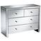 Carlisle Mirrored 4-Drawer Accent Chest