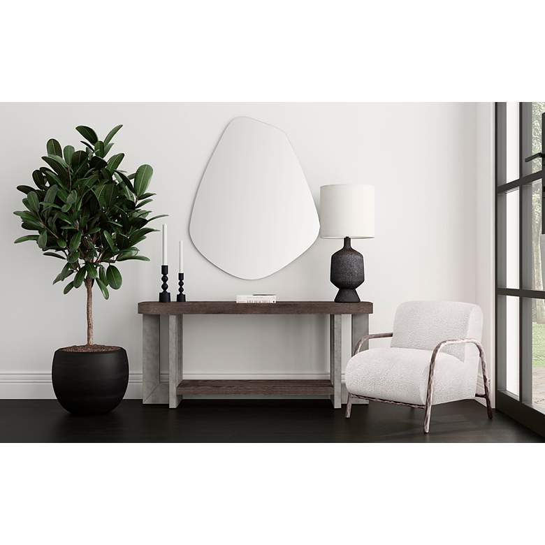 Image 5 Carlton 40" x 50" Silver Wall Mirror more views