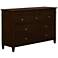 Carlton Tobacco Brown Jewelry Storage 9-Drawer Dresser