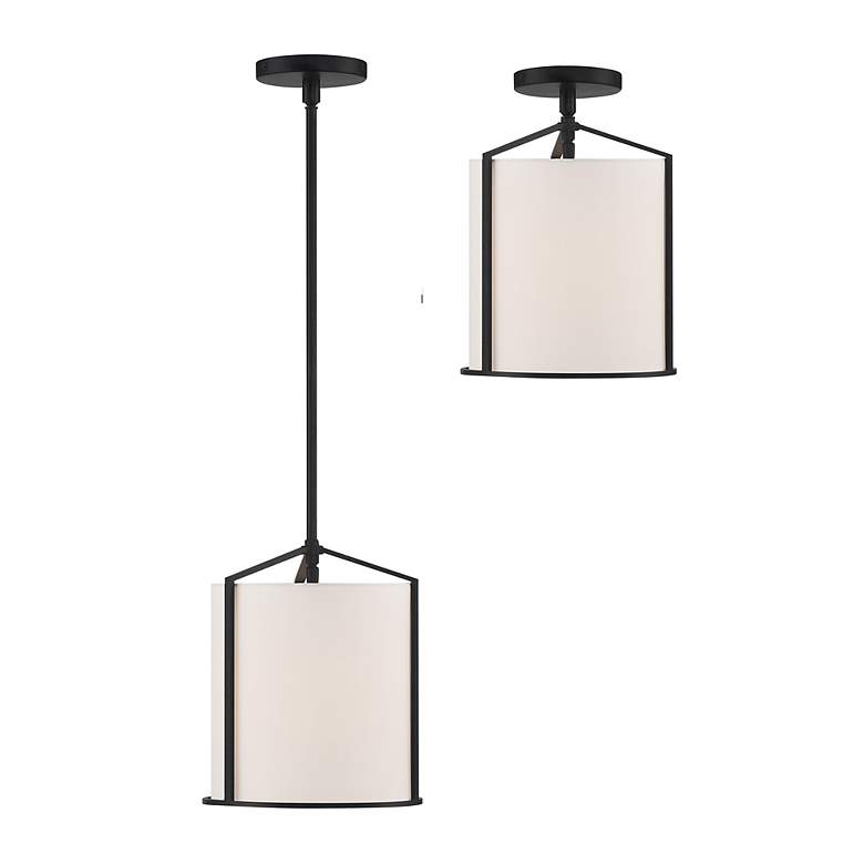Image 2 Carlyn 1 Light Black Ceiling Mount more views