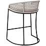 Carmel 25" High Woven Rope Fabric Counter Stool in scene