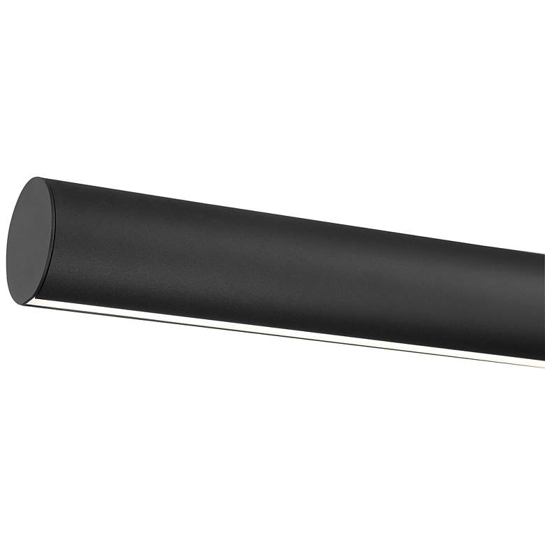 Image 5 Carmel 48" Wide Matte Black LED Island Pendant more views
