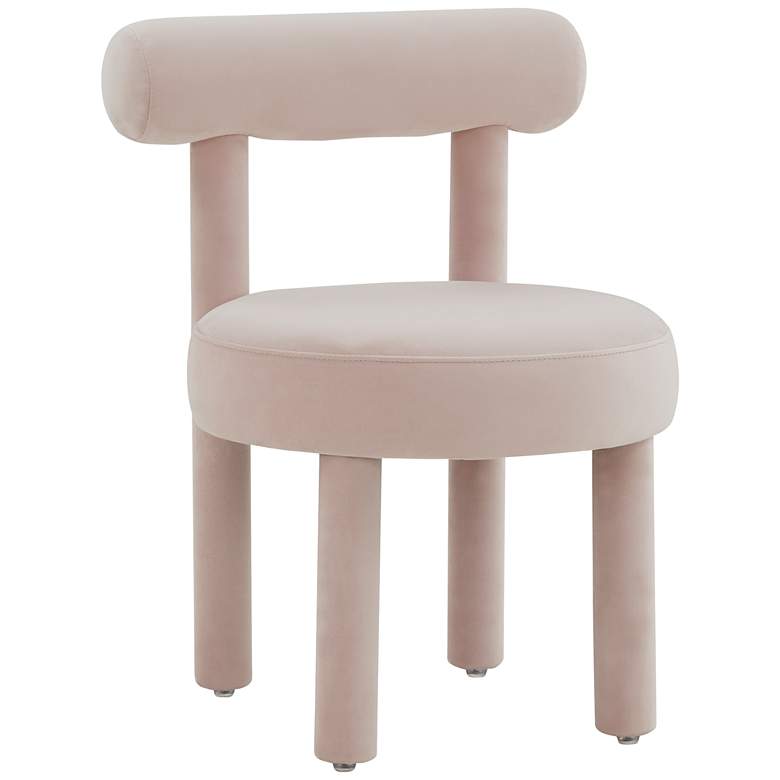 Image 1 Carmel Blush Velvet Accent Chair