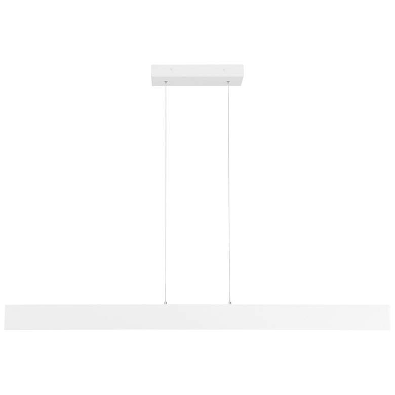 Image 1 Carmel - LED Rectangular Island Light - Matte White Finish - Acrylic Lens