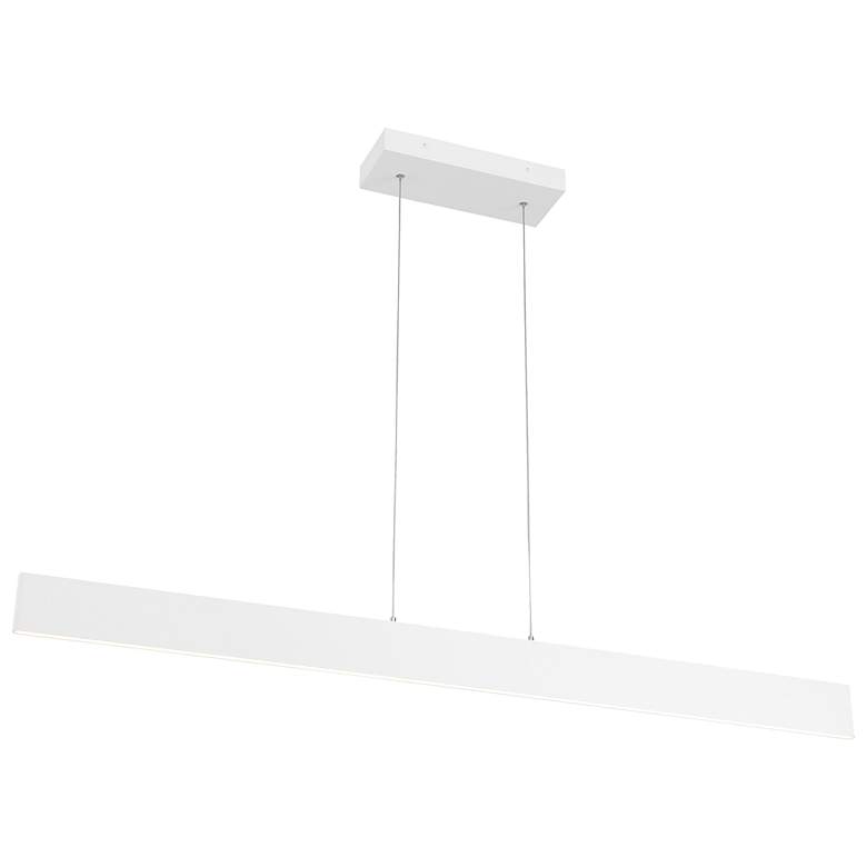 Image 4 Carmel - LED Rectangular Island Light - Matte White Finish - Acrylic Lens more views