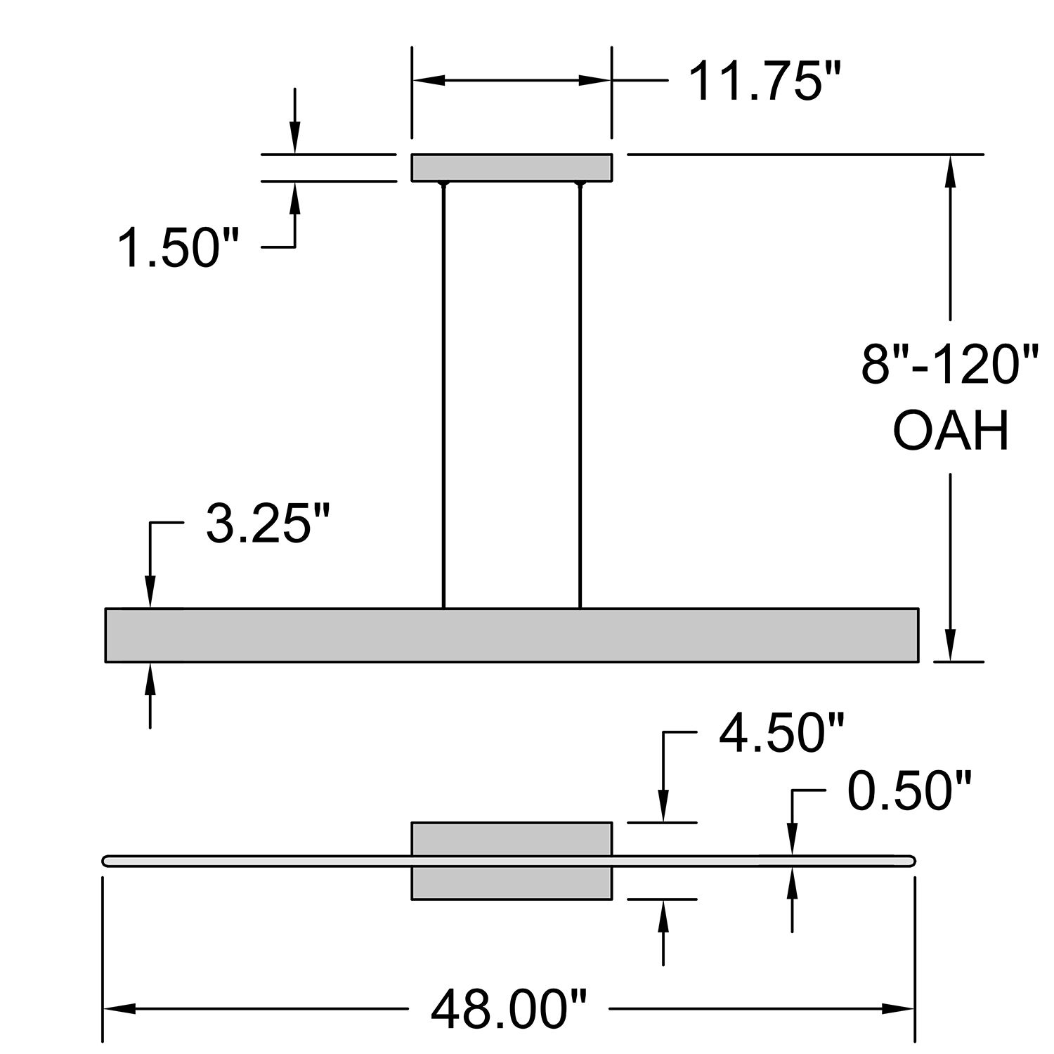 Image 6 Carmel - LED Rectangular Island Light - Matte White Finish - Acrylic Lens more views