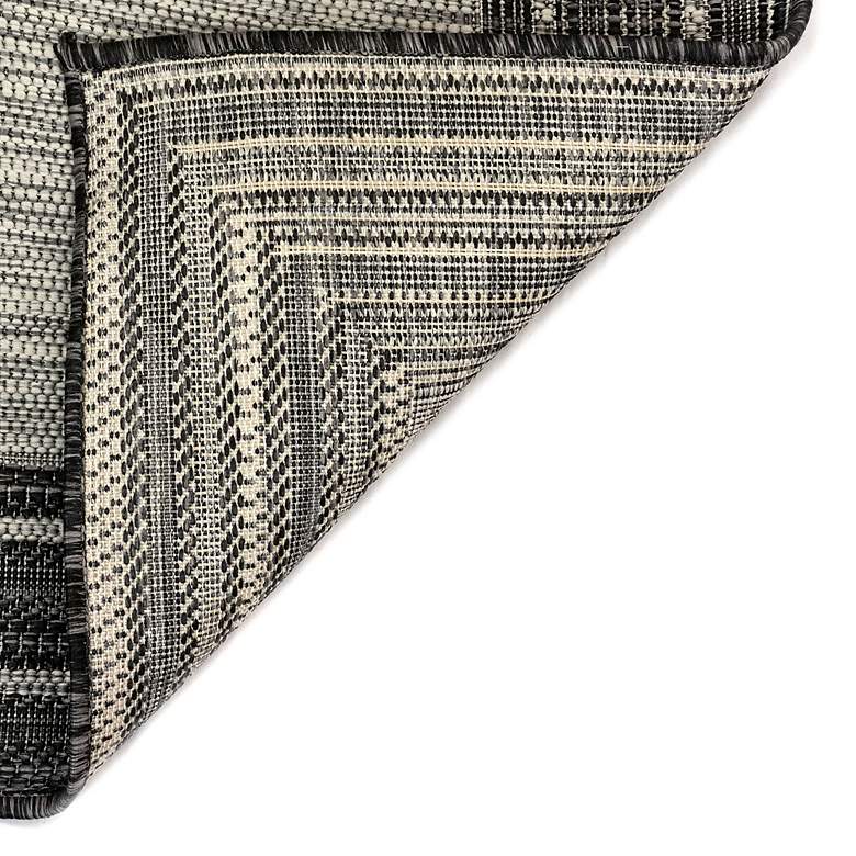 Image 3 Carmel Multi-Border 842548 4'10"x7'6" Black Outdoor Area more views
