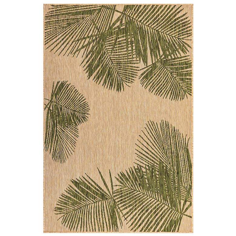 Image 2 Carmel Palm 843906 39 inchx59 inch Green Indoor/Outdoor Area Rug