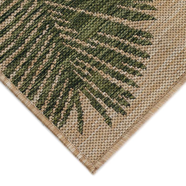 Carmel Palm 843906 39 inchx59 inch Green Indoor/Outdoor Area Rug more views