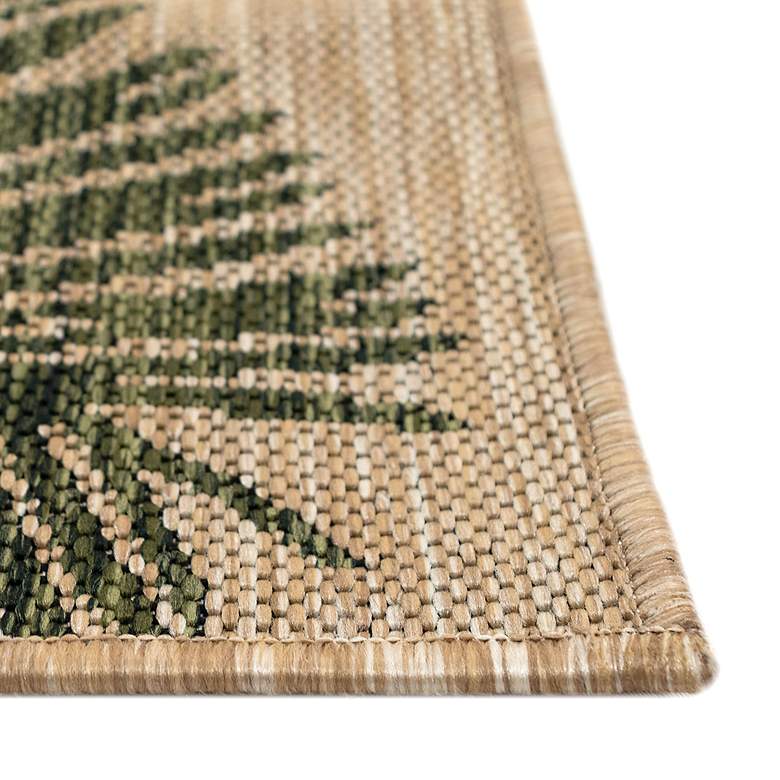 Image 5 Carmel Palm 843906 39"x59" Green Indoor/Outdoor Area Rug more views
