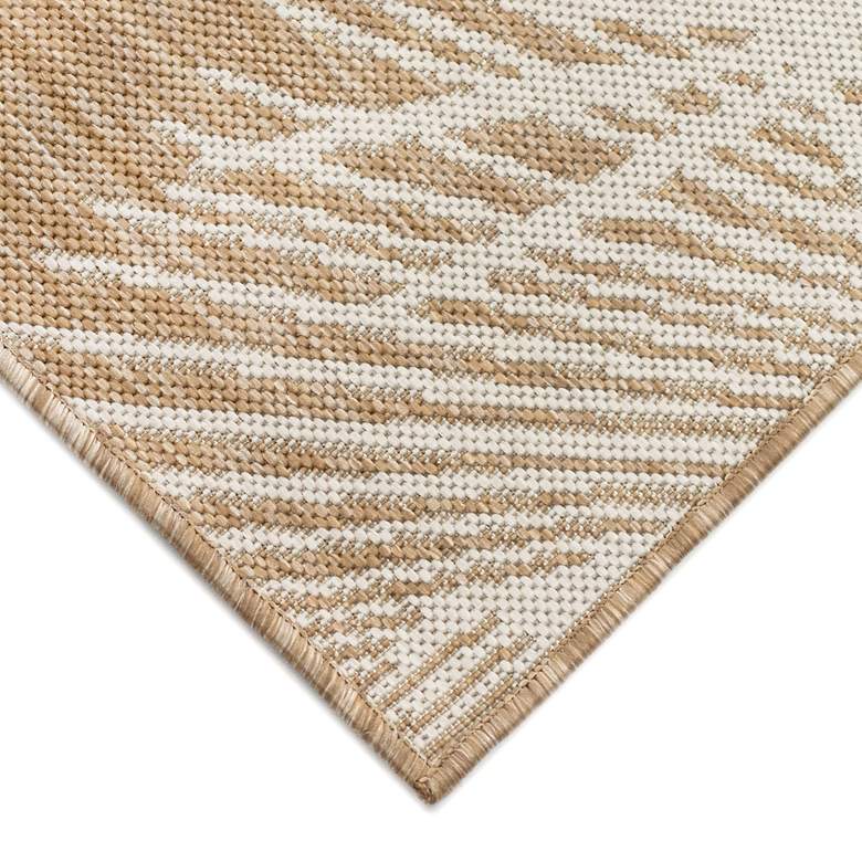 Image 3 Carmel Palm 843912 4&#39;10 inchx7&#39;6 inch Sand Outdoor Area Rug more views