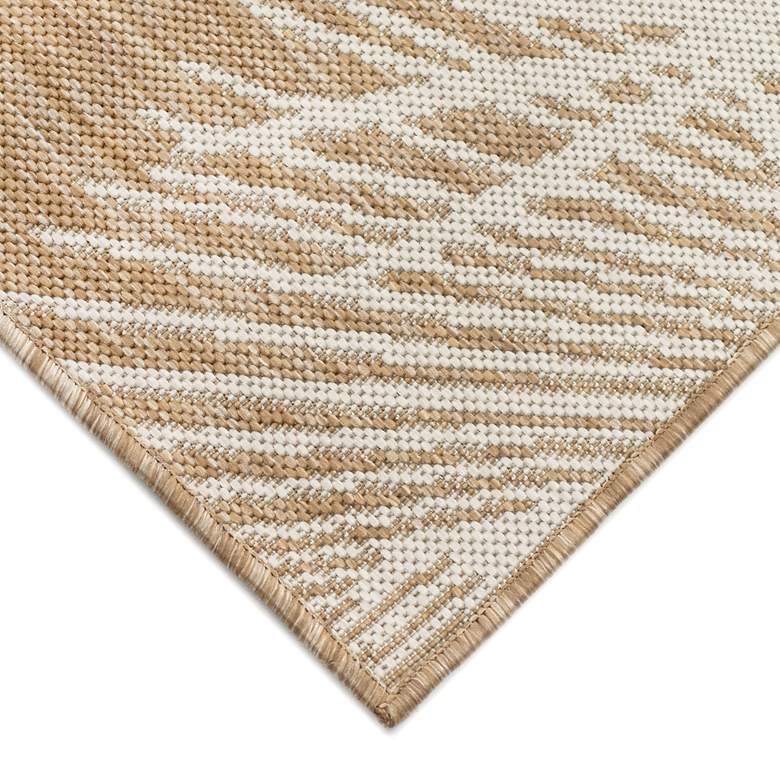 Image 3 Carmel Palm 843912 4'10"x7'6" Sand Outdoor Area Rug more views