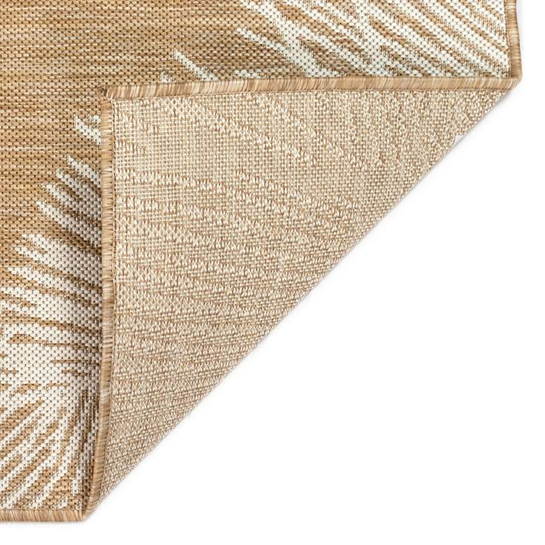 Image 5 Carmel Palm 843912 4&#39;10 inchx7&#39;6 inch Sand Outdoor Area Rug more views