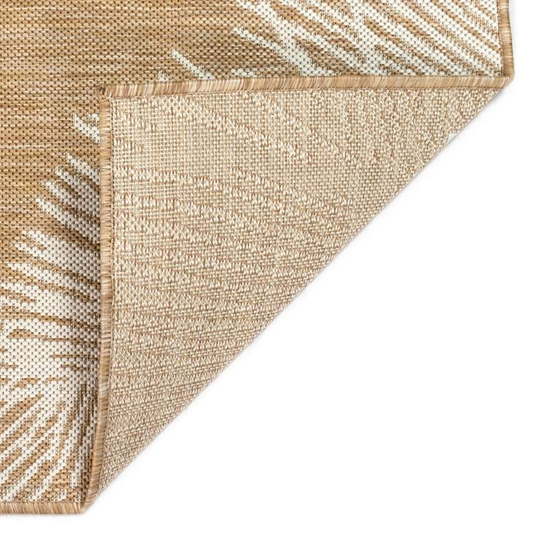 Image 5 Carmel Palm 843912 4'10"x7'6" Sand Outdoor Area Rug more views