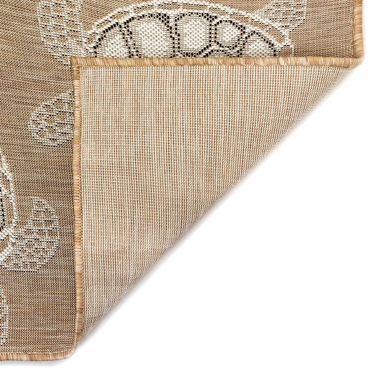 Image 3 Carmel Seaturtles 841312 4'10"x7'6" Sand Outdoor Area Rug more views