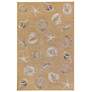Thumbnail2 of Carmel Shells 841412 39"x59" Sand Indoor/Outdoor Area Rug