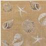Thumbnail3 of Carmel Shells 841412 39"x59" Sand Indoor/Outdoor Area Rug more views
