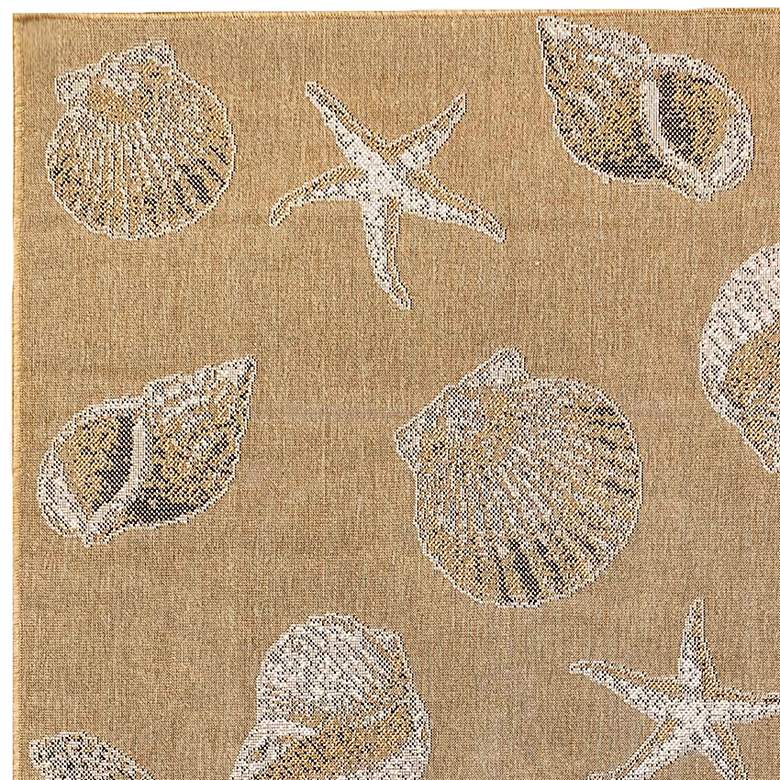 Image 3 Carmel Shells 841412 4'10"x7'6" Sand Indoor/Outdoor Area more views