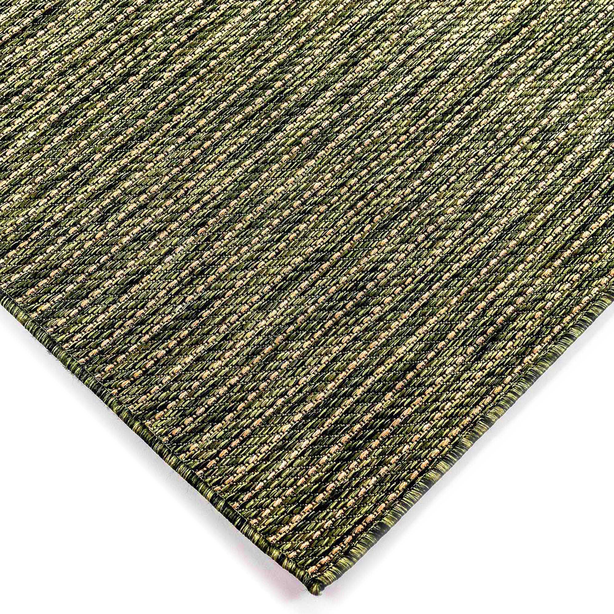Thumbnail2 of Carmel Texture Stripe 842206 3'3"x4'11" Green Area Rug more views