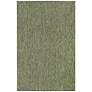 Carmel Texture Stripe 842206 4&#39;10"x7&#39;6" Green Area Rug