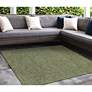 Thumbnail1 of Carmel Texture Stripe 842206 7'10"x9'10" Green Area Rug