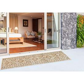 Image5 of Carmel Vintage Floral 841812 39"x59" Sand Outdoor Area Rug more views