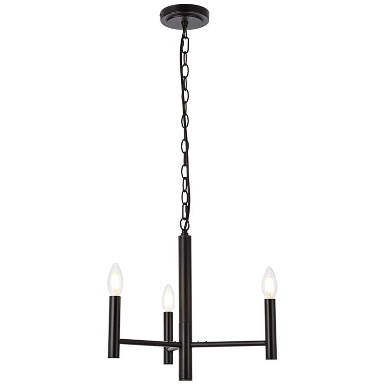 Image 1 Carmella 3 Lts Pendant In Black
