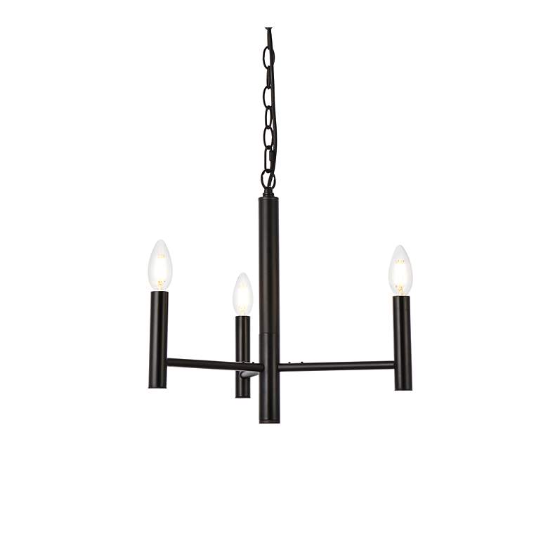 Image 4 Carmella 3 Lts Pendant In Black more views
