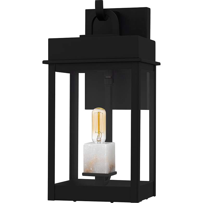 Image 2 Carmen 1-Light Matte Black Outdoor Wall Lantern more views