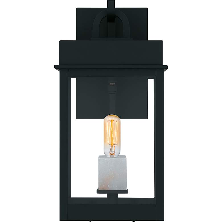 Image 3 Carmen 1-Light Matte Black Outdoor Wall Lantern more views