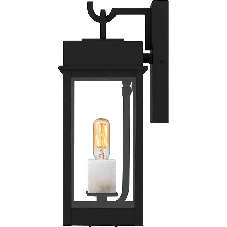 Image 4 Carmen 1-Light Matte Black Outdoor Wall Lantern more views